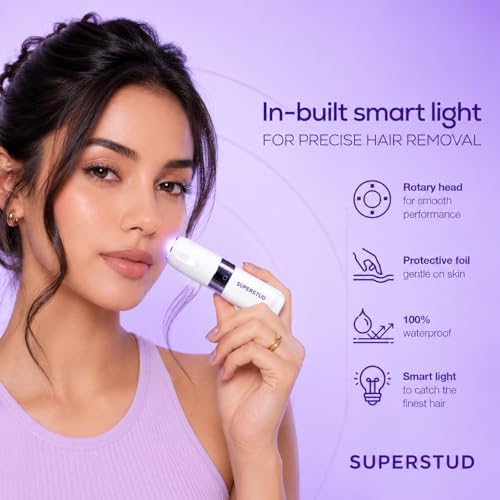 Image of SUPERSTUD Face Trimmer for Women Facial Hair || Facial Hair Removal Machine || || Rechargeable Electric Trimmer for Woman || 1 Year Warranty || Face, Upper Lips, Chin, Peach Fuzz and Eyebrow Trimmer - 90 Min Runtime