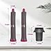 ABUNRO 1pair Long Curling Barrels for Dyson Airwrap Styler, 7.5in/190mm 1.2in/30MM Volume and Shape Curling Hair Tool, with Adapter for Dyson Hair Dryer Converting to Curling Iron Styler