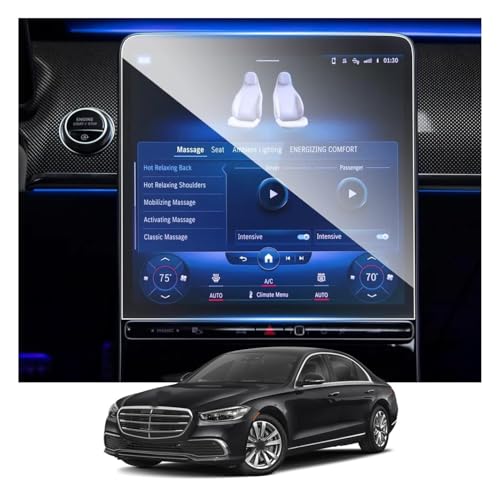 Protecteur film de protection d'écran tactile pour navigation GPS Classe S W223 - 2