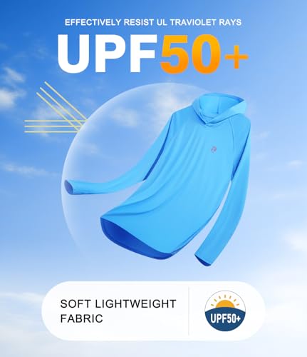 Mens UPF 50+ Fishing Shirts Long Sleeve UV Sun Protection Hoodie Rash Guard Hiking Running Swimming4