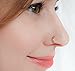 Nose Ring 16 Gauge Gold Filled Septum Hoop Piercing Helix Jewelry Handmade Hypoallergenic Nickel free