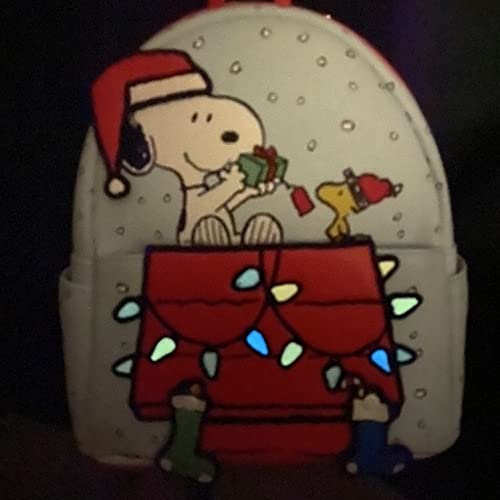Loungefly Peanuts Gift Giving Snoopy and Woodstock Womens Double Strap Shoulder Bag Purse3
