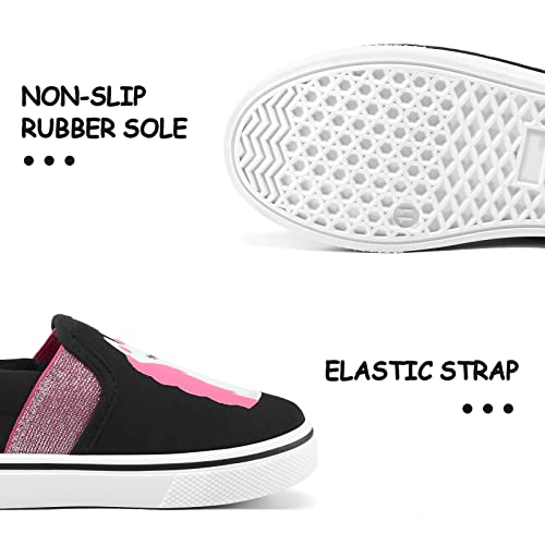 Image of K KomForme Toddler Sneakers for Girls Boys Slip On Canvas Walking Shoes | Lightweight, Comfortable