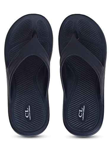 Image of Carlton London Men's Textured Slip-On Flip Flop