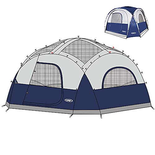 Image of UNP Beach Tent Pop Up Canopy (12x12 Whole Hung Inner Tent, Blue)
