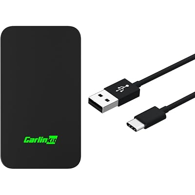 Carlinkit 5.0 Wireless CarPlay/Android Auto Adapter USB for Factory Wired Cars (Model Year: 2015 to 2026), Convert Wired Apple CarPlay & Android Auto to Wireless Dongle, Fit in-Dash Navigation