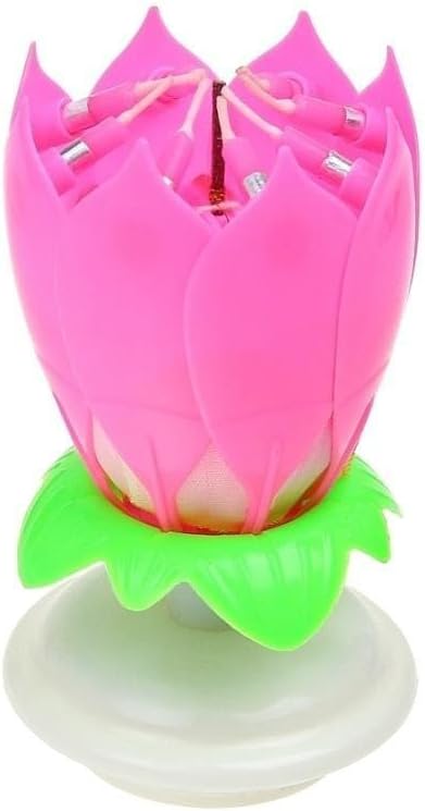 Swieczka grajaco-tanczaca rózowa Blister