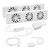 Heizkörper Ventilator 3.0|Heizkörperventilatoren mit Automatischer Temperaturkontrolle|energieeffizienter Heizungsventilator|Geräuscharm|Kompatibel mit MXRV-25-S01/S02/S03/P01/P02/P03(MXRV25-S02)