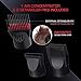 RED PRO 3200 Turbo Pro Detangler AC Hair Dryer, 3 Heat/2 Speed Settings, Cool Shot Button, Powerful Airflow, 3 Additional Styling Attachments with Detangling Pik