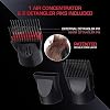 RED PRO 3200 Turbo Pro Detangler AC Hair Dryer, 3 Heat/2 Speed Settings, Cool Shot Button, Powerful Airflow, 3 Additional Styling Attachments with Detangling Pik