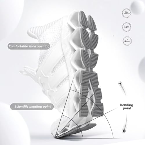 Men's Breathable Walking Shoes Non Slip Casual Sport Tennis Running Shoes Athletic Gym Blade Fashion Sneakers4