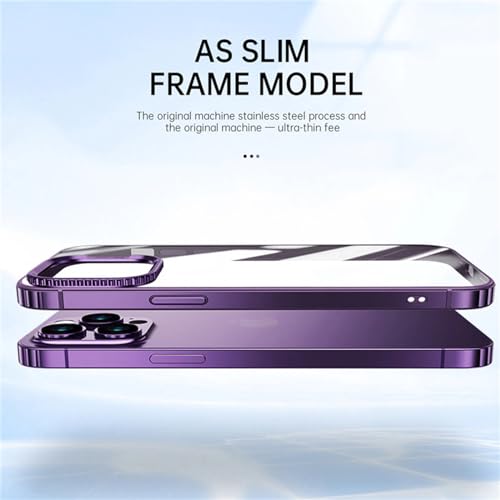 Coque en métal iPhone 15 Plus cadre acier inoxydable léger et robuste - 5