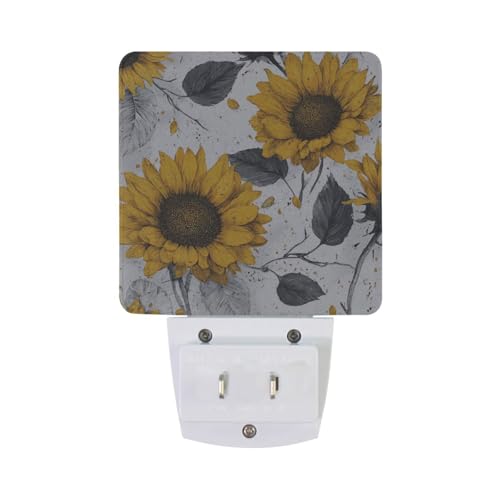 Lámpara nocturna con diseño de girasol chic miniatura 6