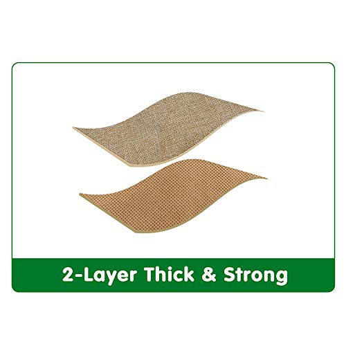 Ivenf-Christmas-Tree-Skirt-48-inches-Large-Burlap-Double-Layer-Plain-Tree-Skirts-Rustic-Jute-Tree-Skirt-for-Xmas-Holiday-Home-Decor-Fall-Winter-Farmhouse-Brown-Burlap-Christmas-Decorations-Indoor Ivenf Christmas Tree Skirt 48 inches Large Burlap Double Layer Plain Tree Skirts Rustic Jute Tree Skirt for Xmas Holiday Home Decor Fall Winter Farmhouse Brown Burlap Christmas Decorations Indoor