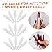 HAKIDZEL Lip Gloss Brush Head Replacements 300 Pcs Disposable Set Gentle on Lips Suitable for All Ages Perfect Women