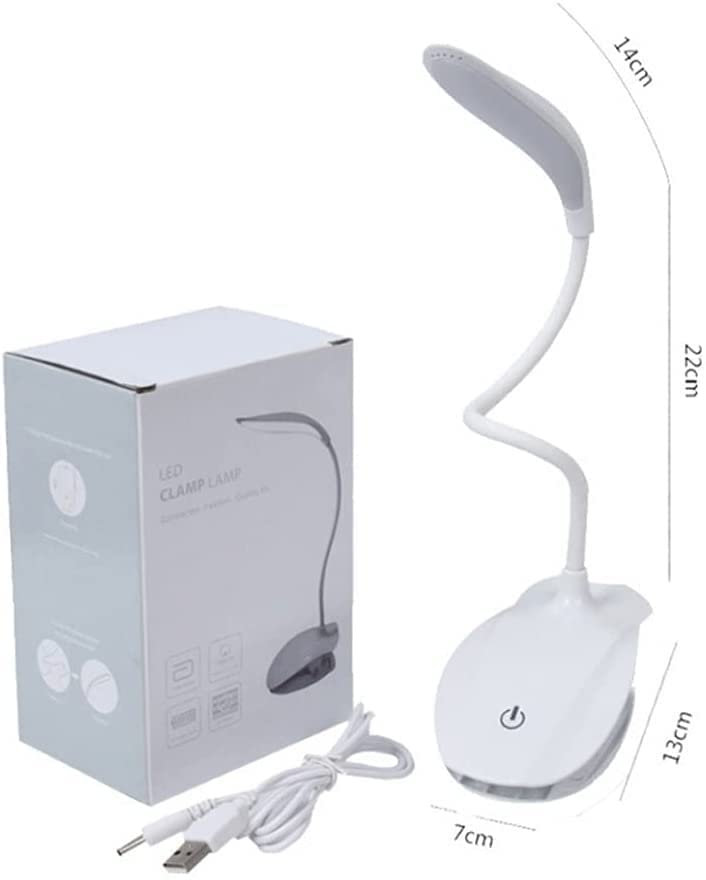 Lampe de bureau LED en silicone exquis tactile à 3 modes