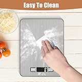 HomeFashion Large 23x17cm 10kg 1g Digital Kitchen Scales Food Scale Stainless Steel Surface With Backlit LCD Display Multifunction for Home Office Use - Image 7