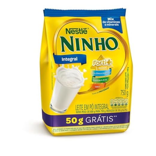 NINHO LEITE EM PÓ INTEGRAL 50g SACHET 750g