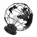Lampe globe de bureau - large application pour chambre à coucher, salon, salle à manger, bar, restaurants, salle d'étude, etc., ornement de globe géographique