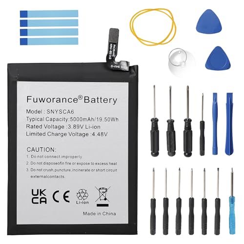 Fuworance 5000mAh 3.89V SNYSCA6 Batterie de Remplacement Compatible avec Sony Xperia 1 IV XQ-CC54, XQ-CC72 Téléphone Mobile Smartphone Rechargeable Li-ION Piles Grande capacité +Une Trousse à Outils