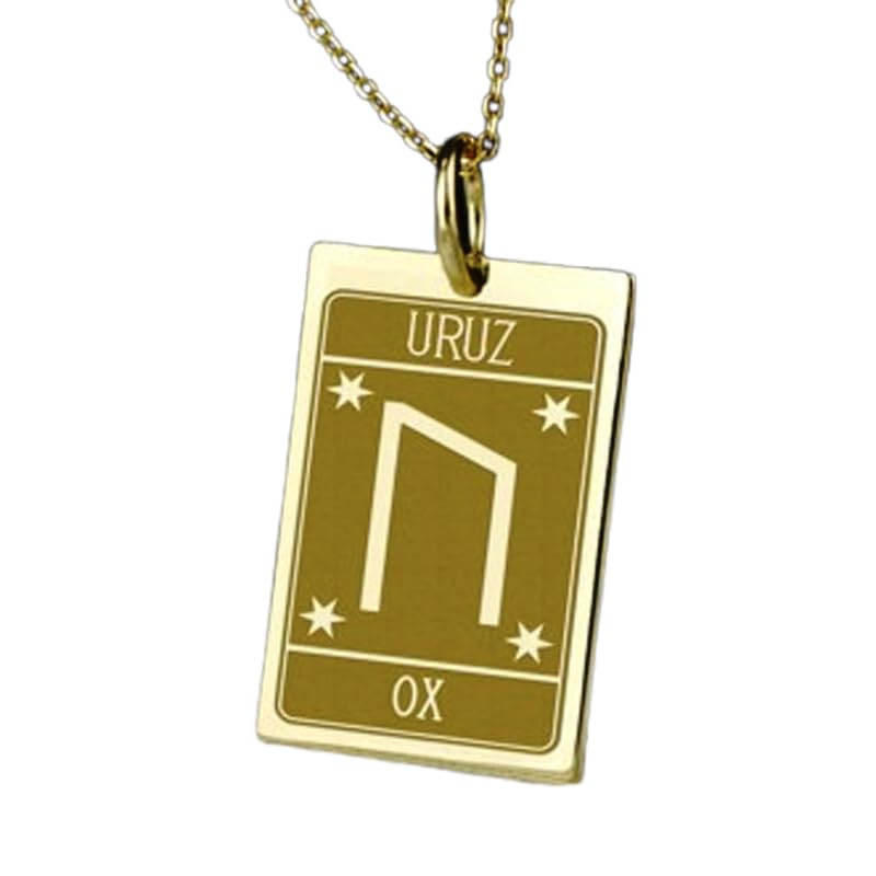 Collier pendentif amulette bœuf résistant argent 925 plaqué or