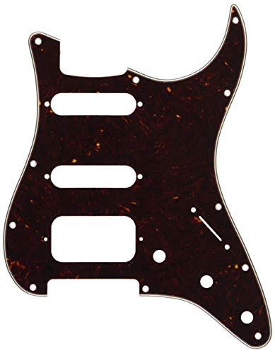 Fender Plaque H/S/S 11 trous Stratocaster tortoise shell - Les Beatles, Paul McCartney, John Lennon, RIngo Starr, George Harrison Fender Plaque H/S/S 11 trous Stratocaster tortoise shell