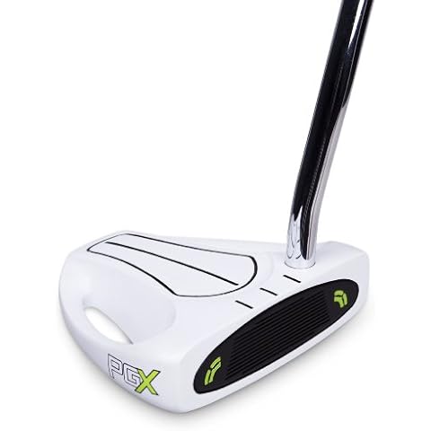 Pinemeadow Golf Men's PGX Putter (Right Hand) , White, 34" Cover