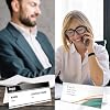 hocadon Pack of 10 Table Place Name Holder 30x12cm Business Name Card ...