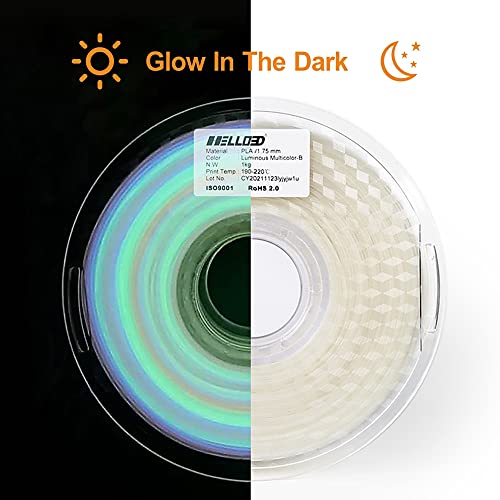 Filament PLA 3D phosphorescent couleurs changeantes pour impression