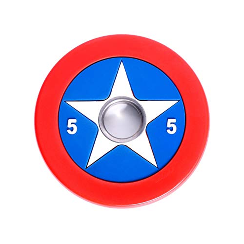 Placas de pesas de 50 mm, placas de peso central para gimnasio en casa, fitness, levantamiento de pesas, ejercicio, pesas de pesas para culturismo (tamaño: 20 kg (10 kg2)) (10 kg (5 kg x 2))