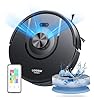 Laresar Clean Mars01 Robot Aspirateur Laveur 3 en 1, Navigation LiDAR, Aspirateur Robot 5000Pa d'Aspiration, 5 Cartes Editables, Convient aux Poils d'animaux, Tapis et Sols (Foncé)