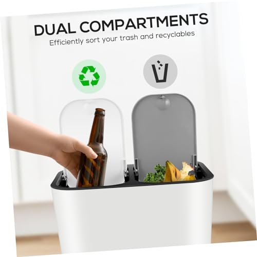Bote de basura doble compartimento 15L Garneck miniatura 7