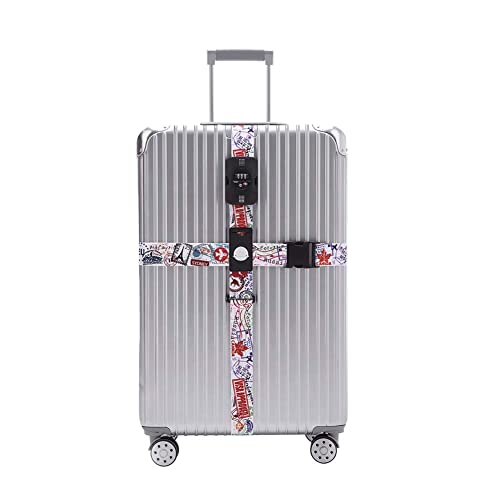 Travelkin Cross Luggage Straps Tsa Approved,Elastic Suitcase Belt Adjustable Travel Accessories (Journey) #TOP1