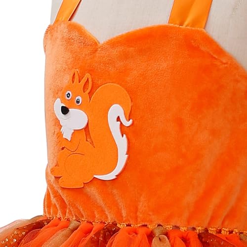 Kids Girls Velvet Tutu Dress Cute Animal Graphic Mesh Skirt Sleeveless Halter A-Line Dresses Birthday Party Outfit4