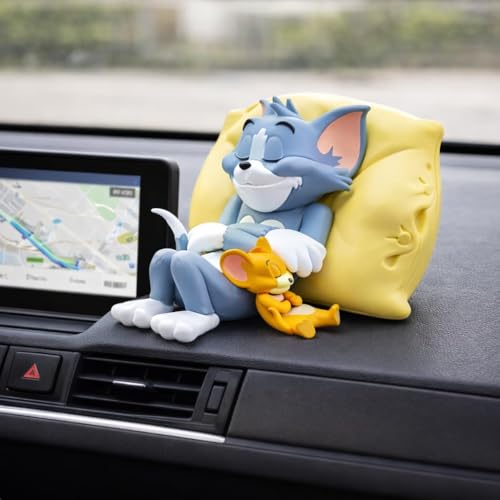 Image of Miniature Set for Home Decor, Deepawali Gift, Living Room, Figurines, Cake Decoration Items - Resin Car Dashboard Items (Multicolor)
