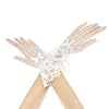 Liying Nieuwe Korte kanten handschoenen Bruidshandschoenen Dames Lace Handschoenen Bruiloft Avondfeest Sexy Bruiloft…