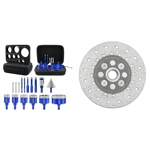 Kit de brocas diamantadas para azulejo SHDIATOOL 16 piezas miniatura 1