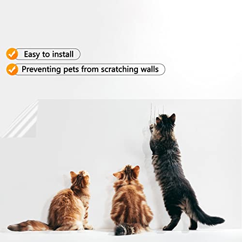 Practicalws 17.71In×196.7In Clear Wallpaper Transparent Kitchen Backsplash Protective Contact Paper Removable Clear Wall Protector Oil Proof Waterproof Sticker Easy To Clean #TOP2