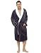 Produktbild City Comfort Herren Kapuzen-Morgenmantel weiche Fleece-Kleider Bademantel Bademantel mit Schal Pelz Detail oder Kapuze - Geschenk verpackt mit Ribbon Perfect Mens (2XL, Holzkohle)