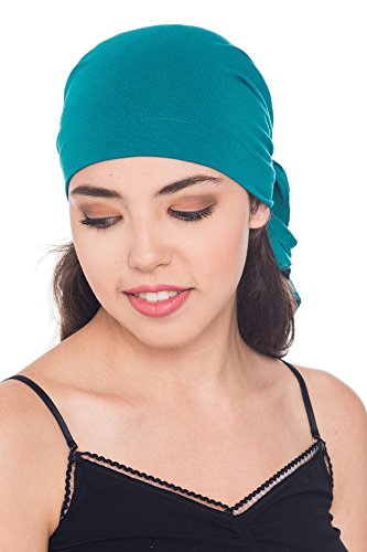 Deresina Bandana Unisex in cotone e bamboo (Teal)