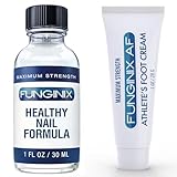 Funginix Bundle Healthy Nail Formula and Athlete's Foot Treatment. Extra strength antifungal foot care package