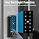 Candeon Elektronisches Smartes Türschloss, RFID/Tuya-App/WiFi Zugangskontrolle Tastatur Fingerprint Türöffner, Wasserdicht Touchscreen Codeschloss für Außen- und Innenbereich, 125 kHz /13,56 MHz
