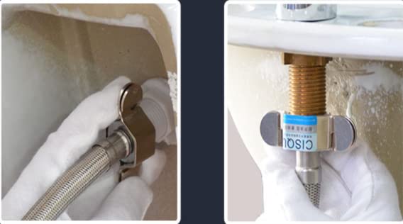 compact space detachable wrench? used for the installation of four-way hoses in toilets faucets water heaters etc?