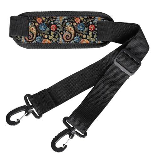 Image of 56 inch Shoulder Strap, Adjustable Thick Soft Universal Replacement Crossbody Handbag Shoulder Strap with Metal Swivel Hooks for Laptop Shoulder Bag /Laptop Messenger Bag /Crossbody Bag