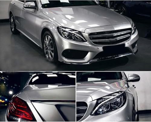 Image of HOME13 Silver Metallic Wrap Car & Bike DIY Wrap Sheet Roll Film Sticker Decal Rated for Automotive & Bike (12 x 160)