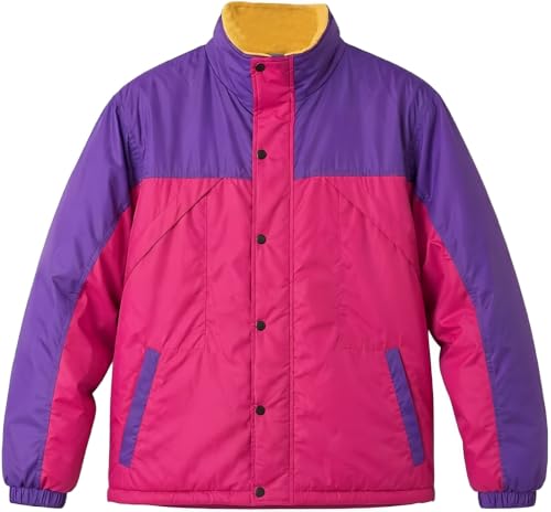Amazon.com: 90s Retro Colorblock Windbreaker pink purple Jacket