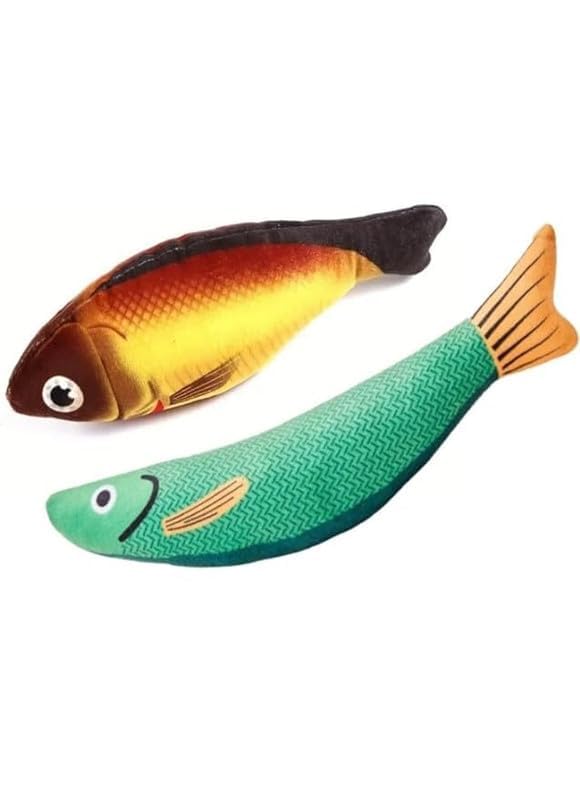 PSK PET MART Catnip Fish Soft and Durable, Random color Interactive Cat Kicker Toys for Indoor Kitten Exercise All Breeds Cats - Combo (Mutlicolor, Pack of 2) (B0D4Z3C4N9) Amazon Price History, Amazon Price Tracker