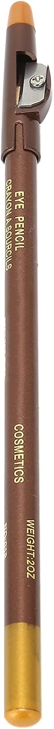 Household Light Brown Mineral Beard Pencil Easy to Use Barber Shaping Pen with Mustache Combs for Beard