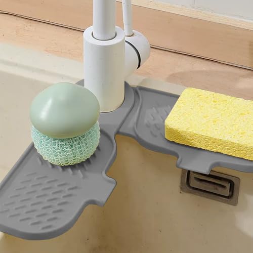Kitchen Sink Faucet Mat, Faucet Draining Mat, Faucet Sink Splash Guard for Kitchen Sink, Sink Mat Kitchen Essentials for New Home, Drip Catcher for Kitchen, Bathroom Faucet Protector - image 4