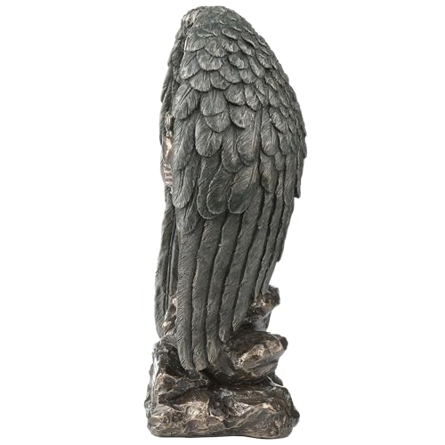 Estatua de San Miguel Arcángel de Resina Bronceada 9.13 in miniatura 2